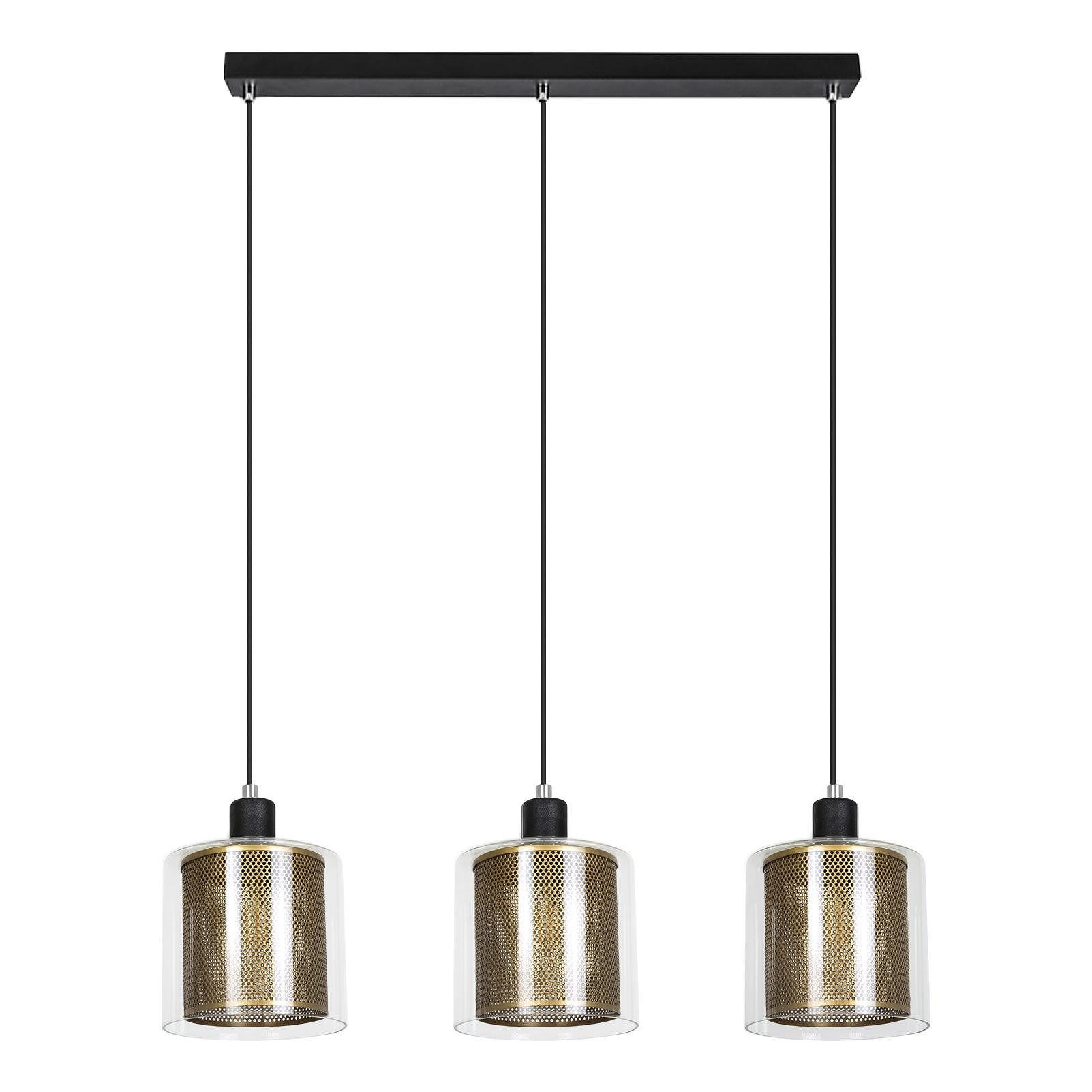 ZMH Pendelleuchte Gold 13x17.5x171.5 cm