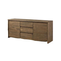 SIDEBOARD Mango 185x48x80 braun geölt / sandgestrahlt PURE MANGO #115 - Braun, Holz (185/80/48cm) - Massivmoebel24
