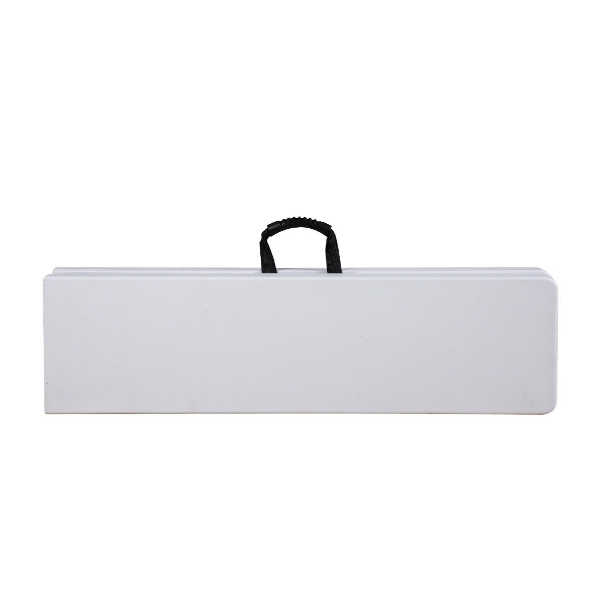 KLAPPBANK 2er Set Weiß - Weiß, Kunststoff (25/43/180cm) - HATTORO