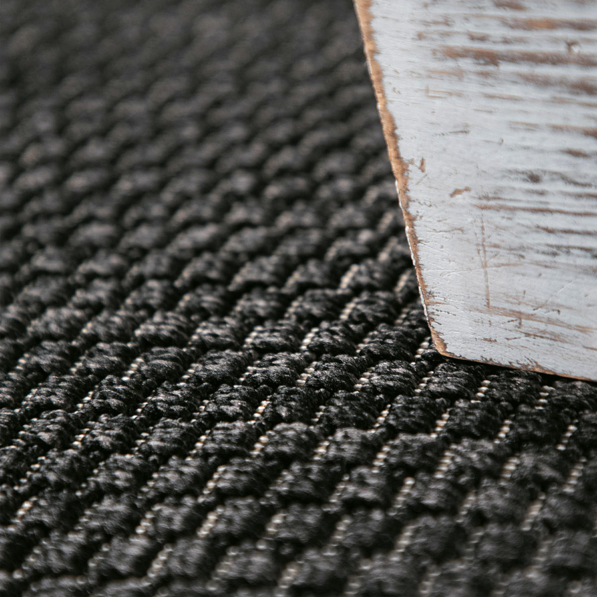 OUTDOORTEPPICH 160/160 cm Timber 125 - Schwarz, Textil (160/160cm) - Paco Home