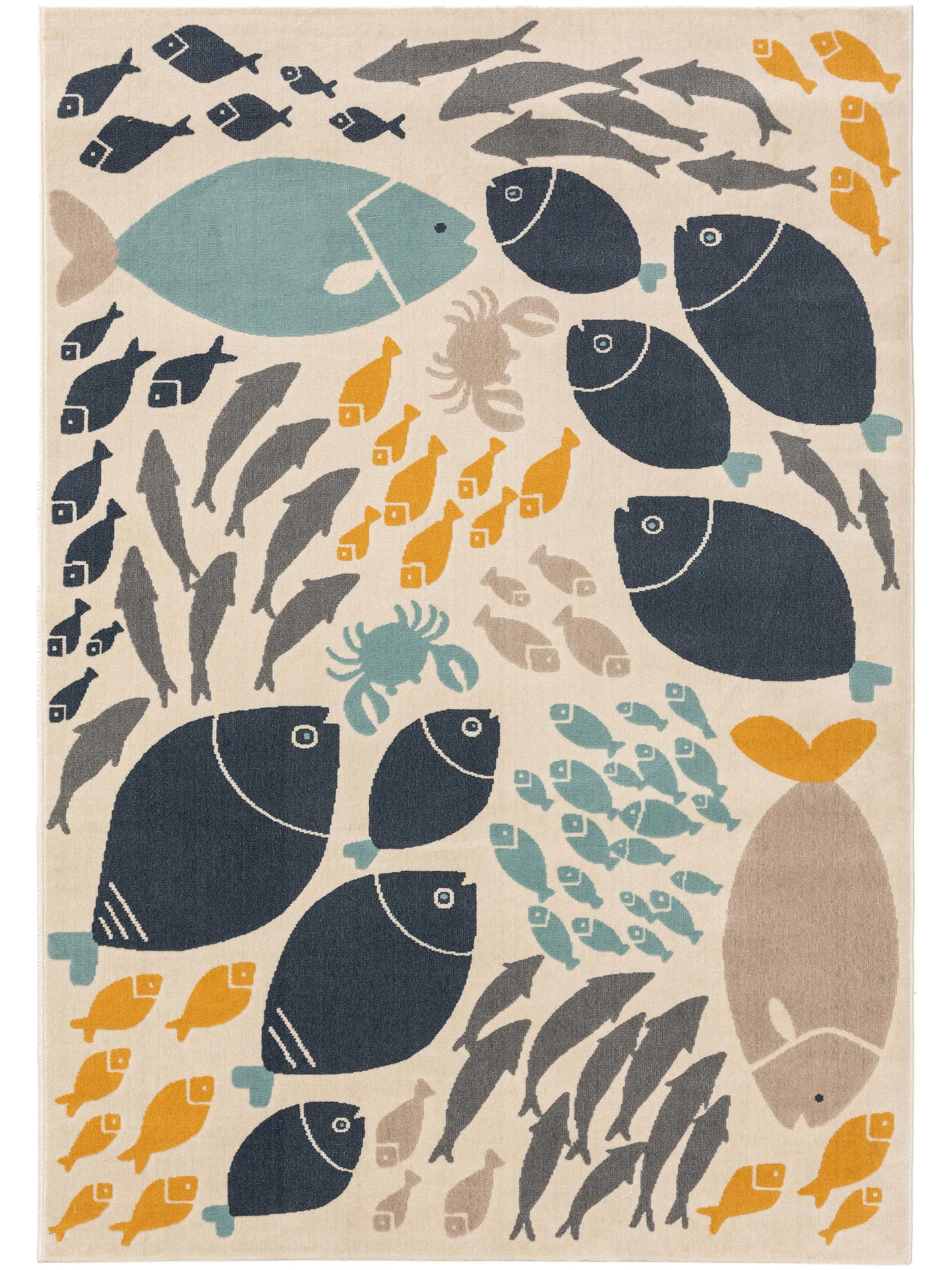 OTROŠKA preproga Fabius večbarvna 120x170 cm - večbarvno, umetna masa/tekstil (120/170cm) - Lytte