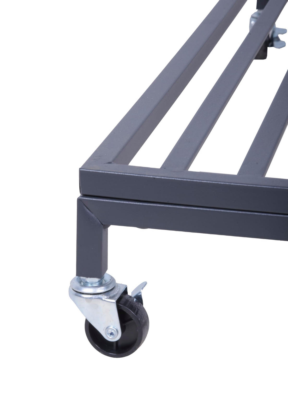 BLUMENTREPPE Split Anthrazit Stahl Blumenleiter Hängeregal Pflanzentreppe - Anthrazit, Metall (80/158/80cm) - DELUKE