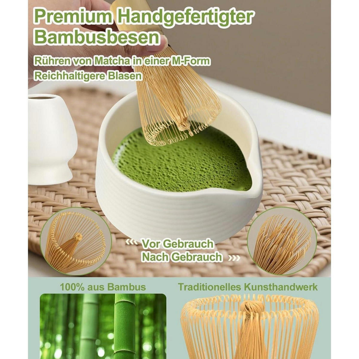 MATCHA Set 7-teilig Weiß - Weiß, Keramik (15/10/15cm)