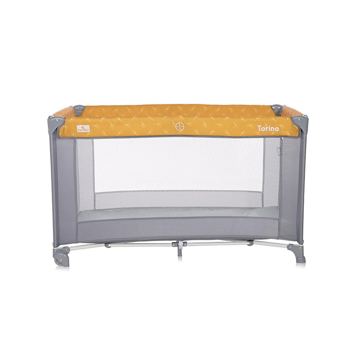 REISEBETT Torino gelb Laufstall seitlicher Eingang, Tragetasche, Faltmatratze - Gelb, Kunststoff (60/120cm) - Lorelli