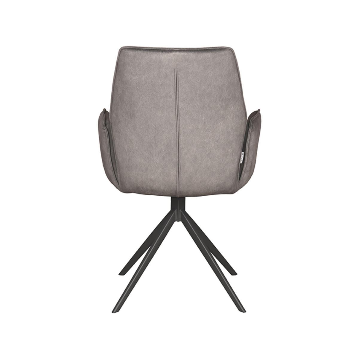 ESSZIMMERSTÜHLE Mellow Grey 63/58/92 cm 2er-Set - Grau, Textil (58/92/63cm) - LABEL51