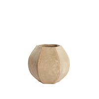 VASE Melis Weiß Ø37/32,5 cm - Weiß, Papier (32.5cm) - Light & Living