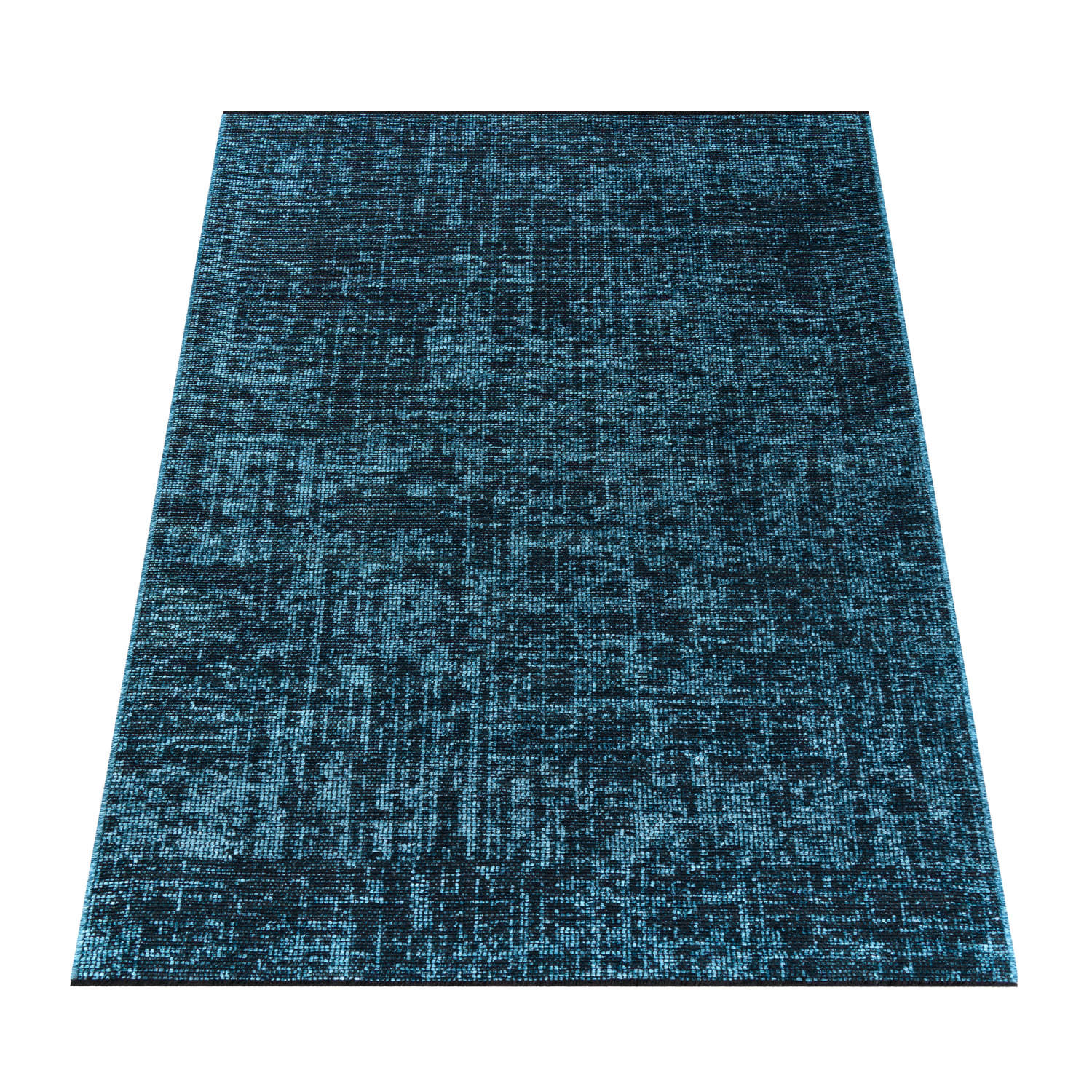 Paco Home Kurzflorteppich Türkis 60x100 cm