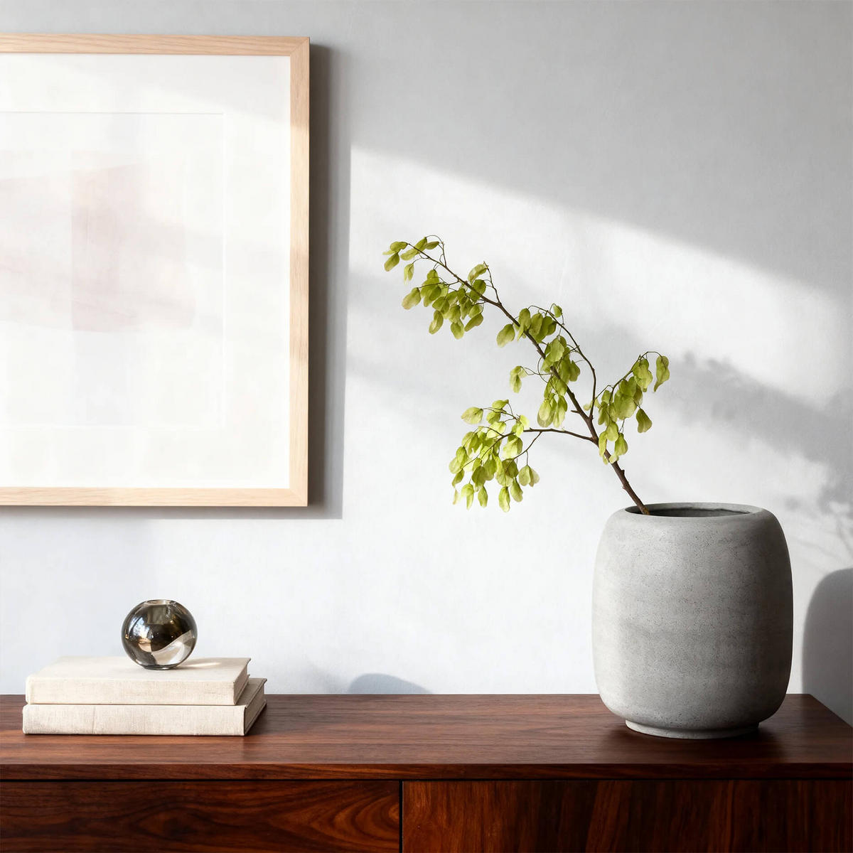 BLUMENTOPF Grau 37/32,5/32,5 - Grau, Stein (37cm) - Mobili Rebecca