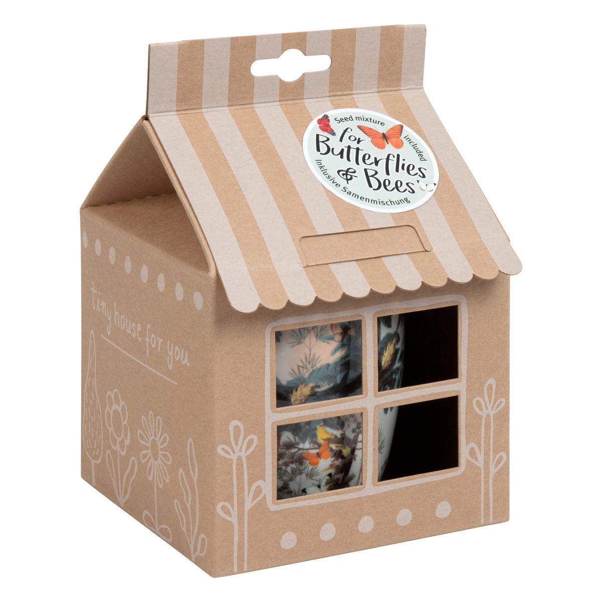 KAFFEEBECHER Jungle heritage - Binny Talib - Naturfarben, Keramik (0.43L) - Könitz