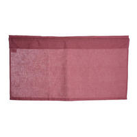 SCHEIBENGARDINE reines Leinen rose-de provence 85/45 cm - Altrosa, Naturmaterialien (45/85cm) - beties Heimtextil