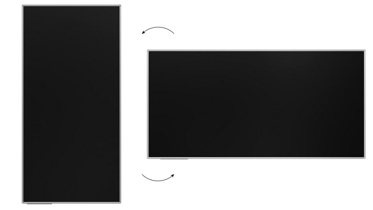 SCHWARZE magnetische Kreidetafel mit Alurahmen EXPO 240x120cm - Schwarz, Metall (240/120/1.6cm) - ALLboards