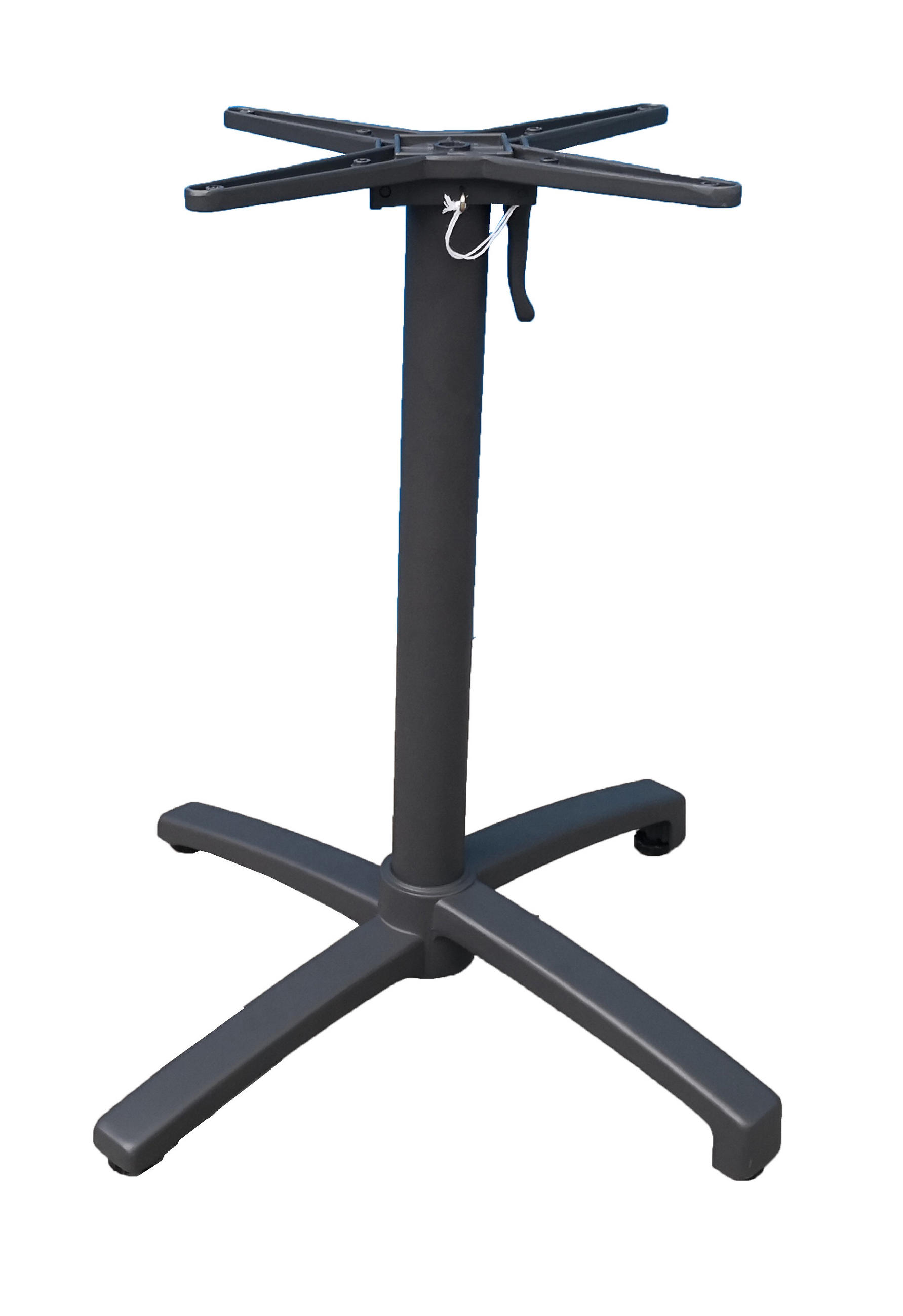 TISCHGESTELL Wilma Klappfunktion Anthrazit 70x68x68cm - Anthrazit, Metall (68/70/68cm) - DELUKE
