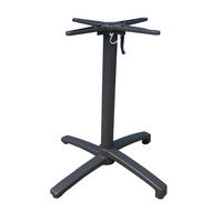 TISCHGESTELL Wilma Klappfunktion Anthrazit 70x68x68cm - Anthrazit, Metall (68/70/68cm) - DELUKE