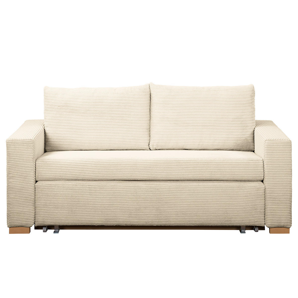 SCHLAFSOFA - Beige, Holz/Buchenholz (193/90/90cm) - home24