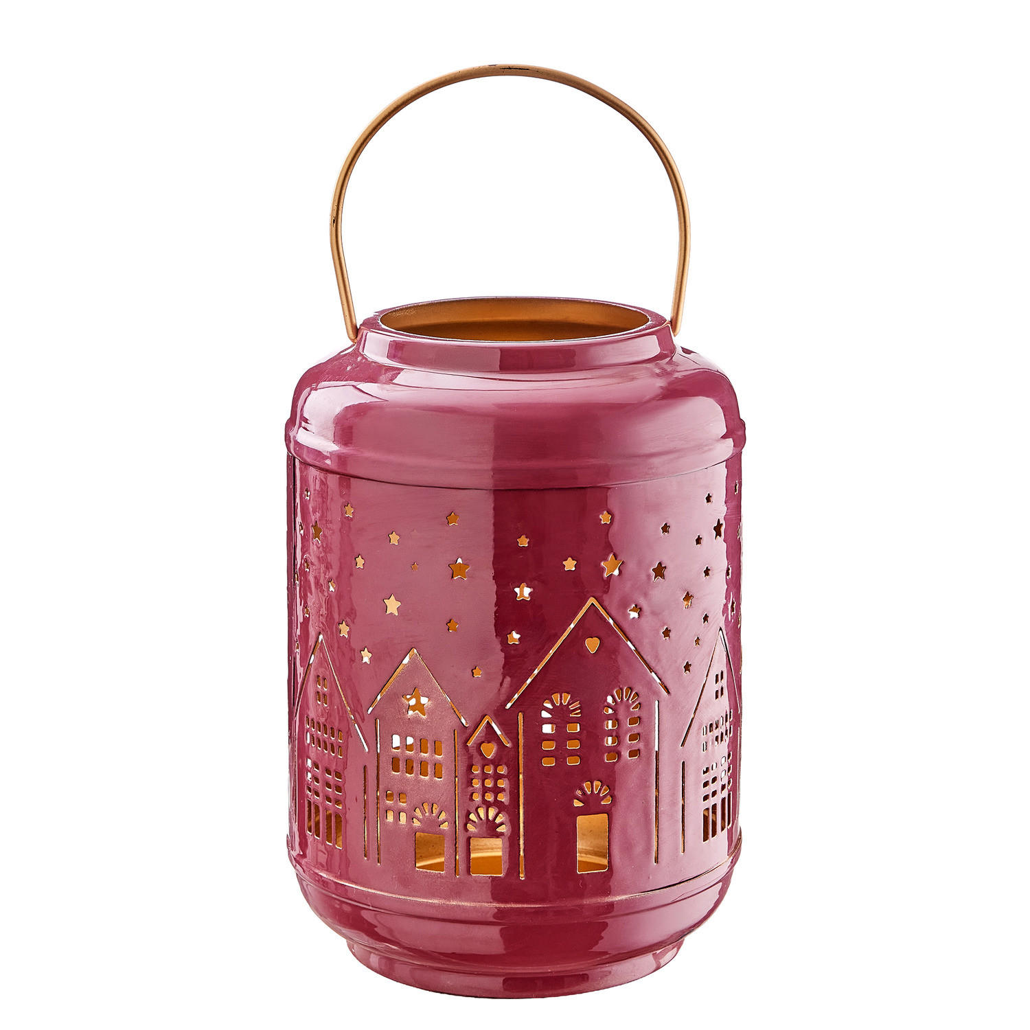 Butlers Laterne Pink 16x23x16 cm