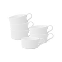TEETASSEN Modern Grace weiß 150 ml 6er Set - Weiß, Keramik (0.15L) - Villeroy & Boch