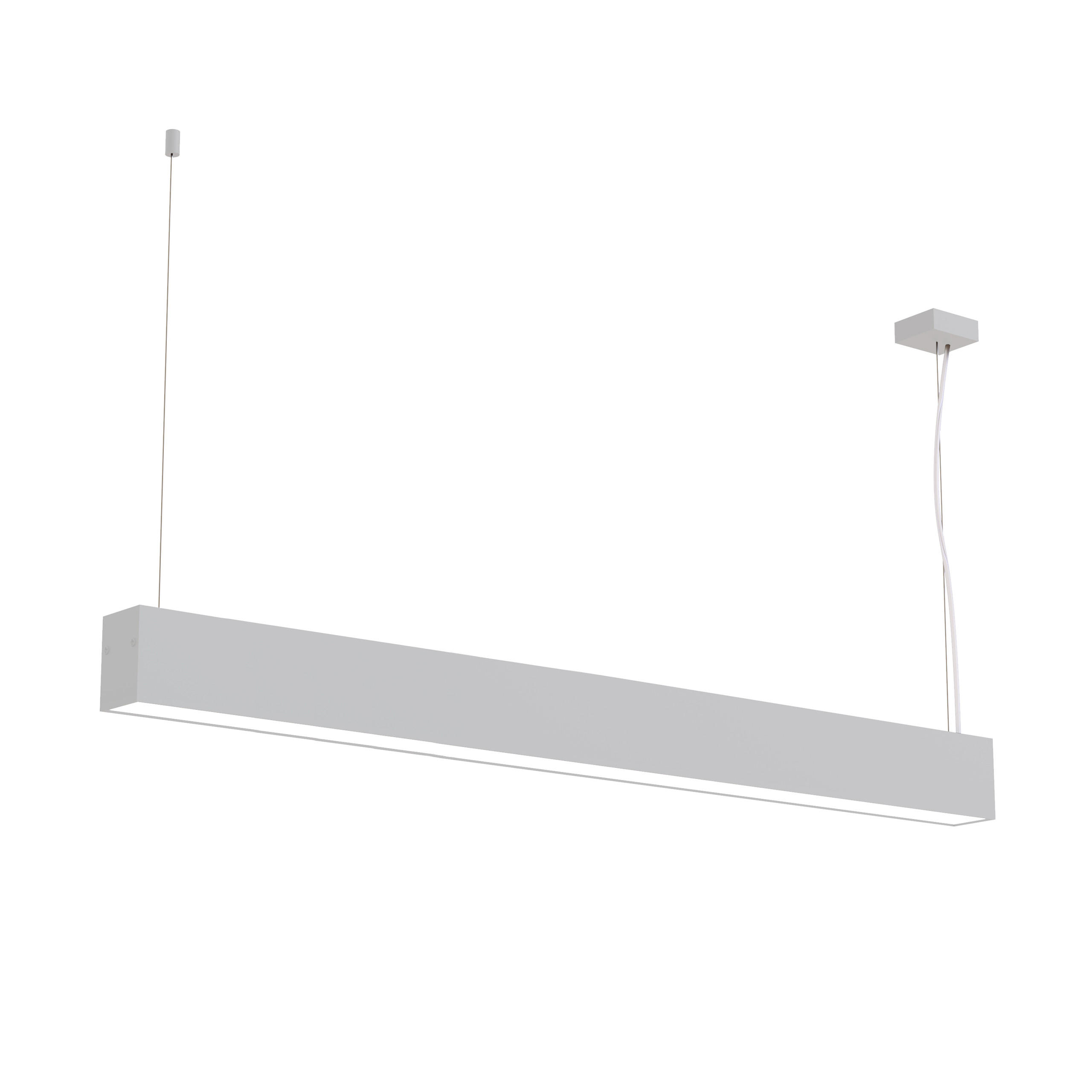 Lumicom Led-Hängeleuchte Weiß 100x6.3x4.5 cm
