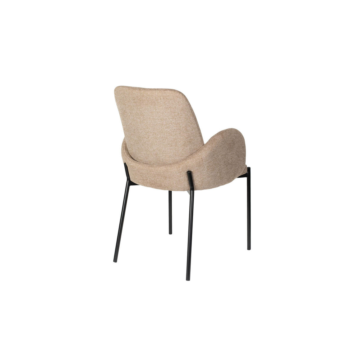 ESSZIMMERSTUHL Tjarda Braun - 2 er Set - Braun, Metall (57/85/60cm) - Housecraft Living
