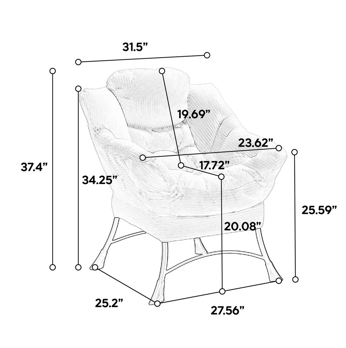 RELAXAČNÍ křeslo 69,9/64/95 cm s podnožkou, područkami a boční kapsou, tmavě modrá - tmavě modrá, textil (69.9/95/64cm) - Redom