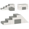 KINDER-SOFTPLAY-SET - Grau, Kunststoff (49/47/147cm) - HOMCOM