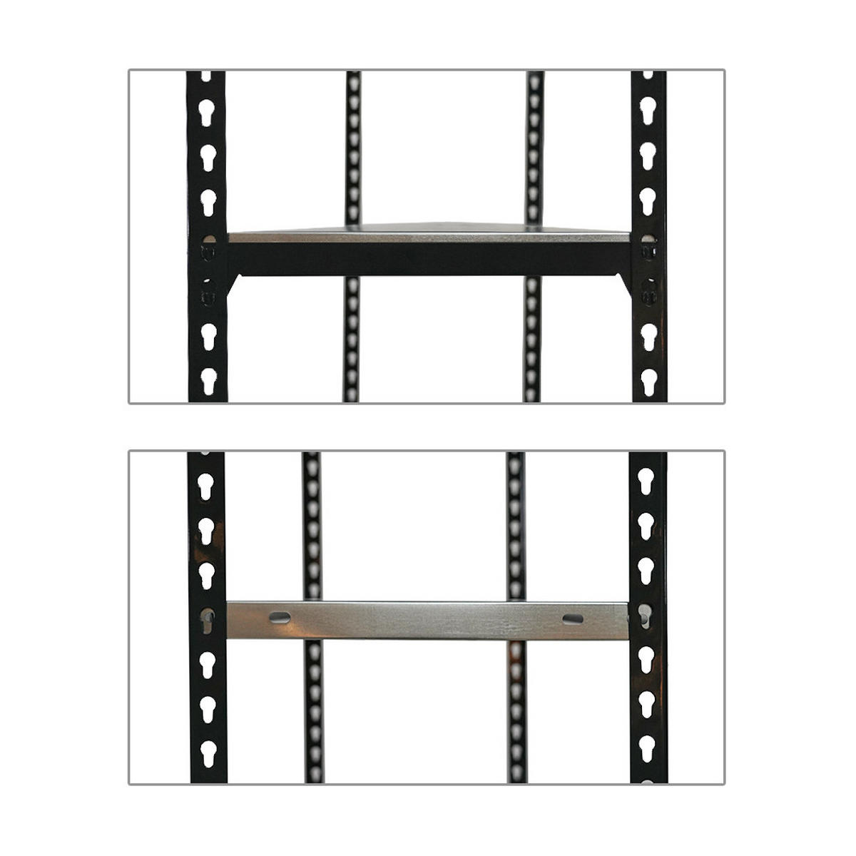 SCHWERLASTREGAL Big Metal Shark HxBxT 200 x 110 x 50 cm Fachlast 200 kg Anthrazit-Verzinkt - Anthrazit, Metall (110/200/50cm) - PROREGAL