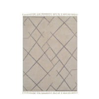 FLACHGEWEBE-TEPPICH Capo Creme/Grau 200x290 cm - Multicolor, Textil (200/290cm) - Vercai Rugs