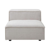 SESSEL mit gerader Rückenlehne - 1 Person - stoff - beige Ruzolo - Beige, Holz/Textil (90/67/105cm) - Vente-Unique