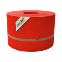 SICHTSCHUTZSTREIFEN Premium für Doppelstabmatten Zaunblende Rot, 50m - Rot, Kunststoff (5000/19cm) - ZAUN|ZU