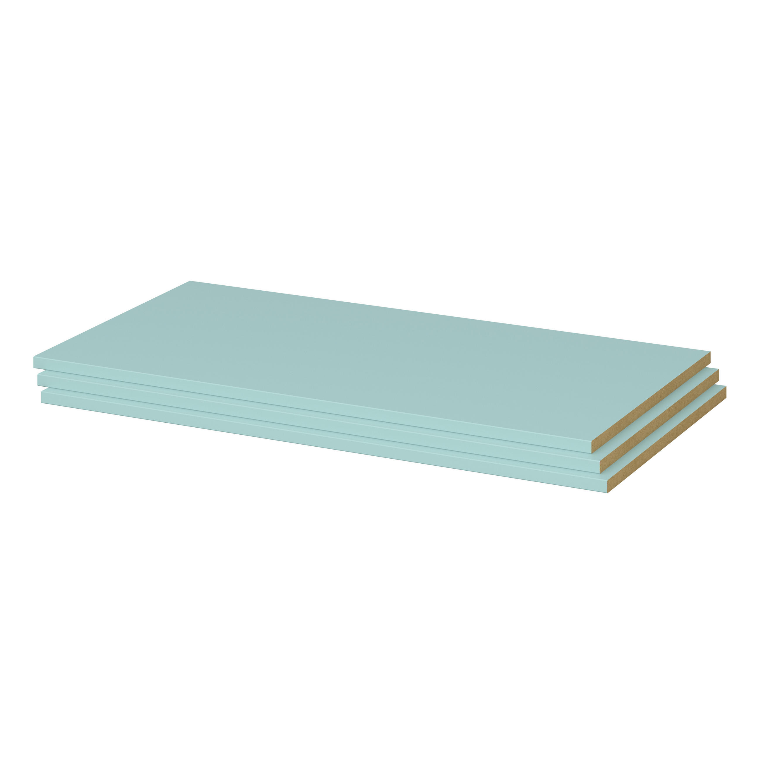 ABLAGEN Grün - Grau, Holzwerkstoff (77/2/40cm) - ebuy24