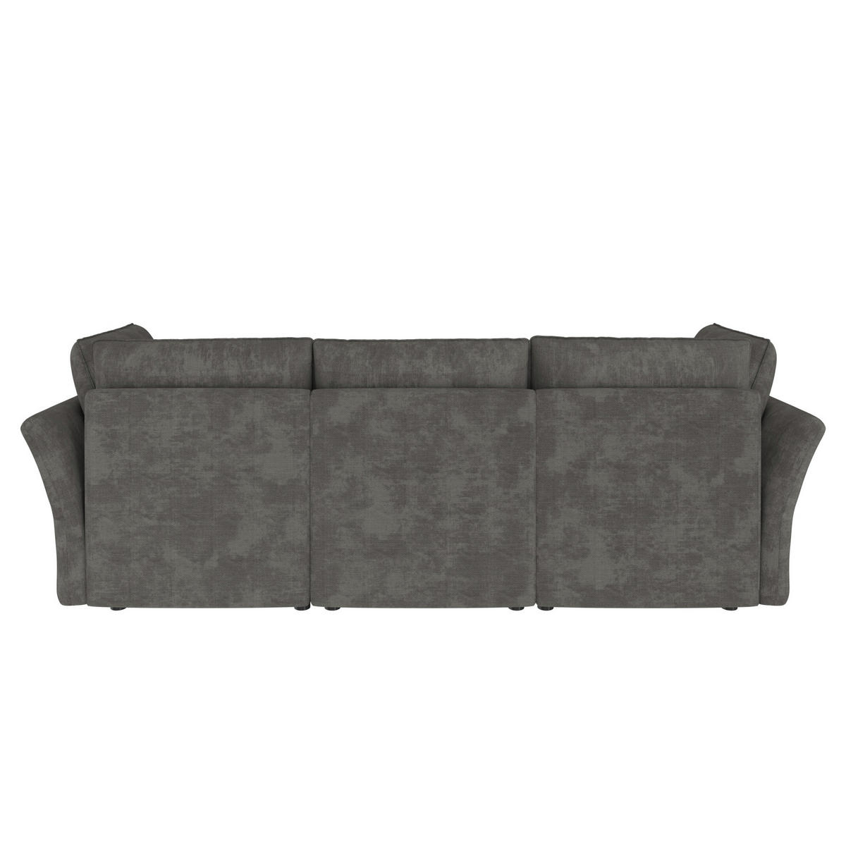 ECKSOFA DE-33229 modular 4-Sitzer mit Stauraum-Hocker Grau - Grau, Holzwerkstoff (225/137cm) - ComfortXL