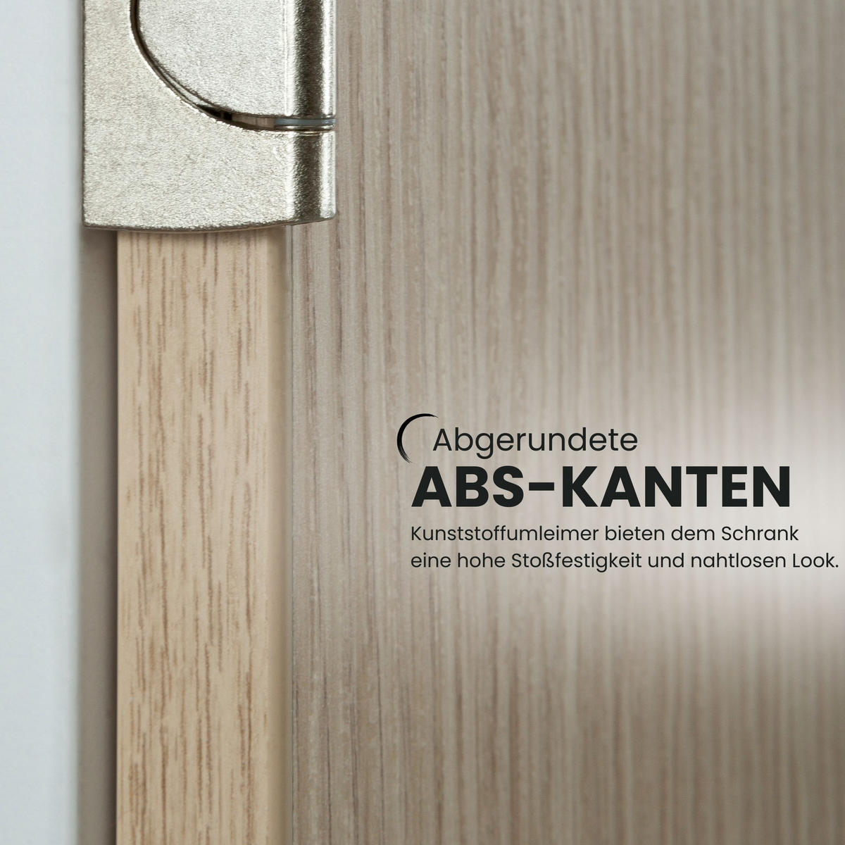 GARDEROBENSCHRANK 42/80/200,4 cm in Weiß/Nussbaumfarben - Nussbaumfarben/Weiß, Holzwerkstoff (80/200.4/42cm) - bümö