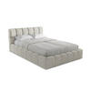 POLSTERBETT mit Bettkasten und Lattenrost 160x228 Beige - Beige/Schwarz, Kunststoff/Textil (140/200cm) - Makamii