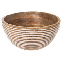 HOLZSCHALE MANGO Braun - Braun, Holz (25/25/12.5cm) - Orion 