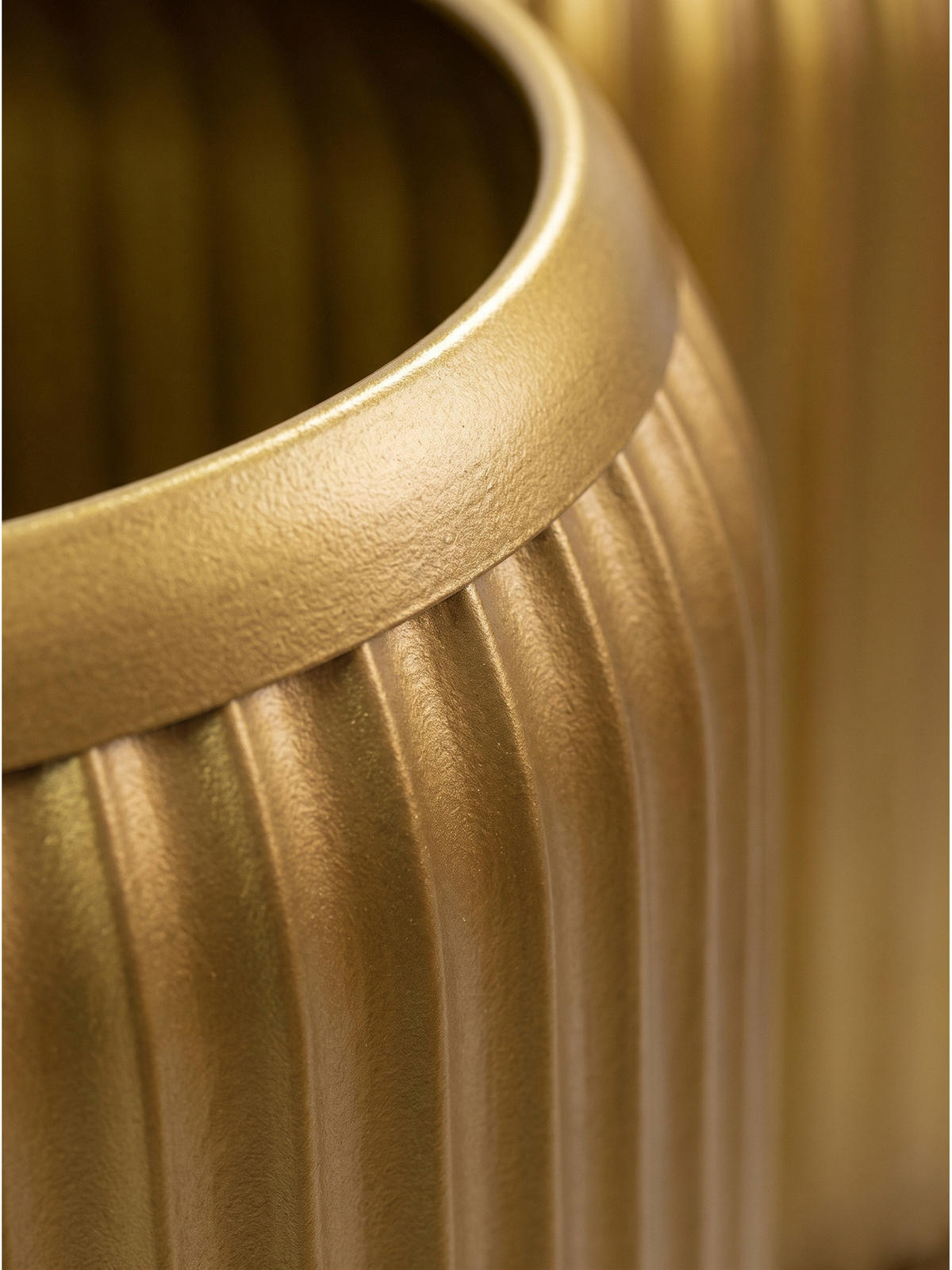 BEISTELLTISCH LAITA, Eisen, mit Stauraum, Gold, Ø 35 x 50 cm - Goldfarben, Metall (35/35/50cm) - KADIMA DESIGN