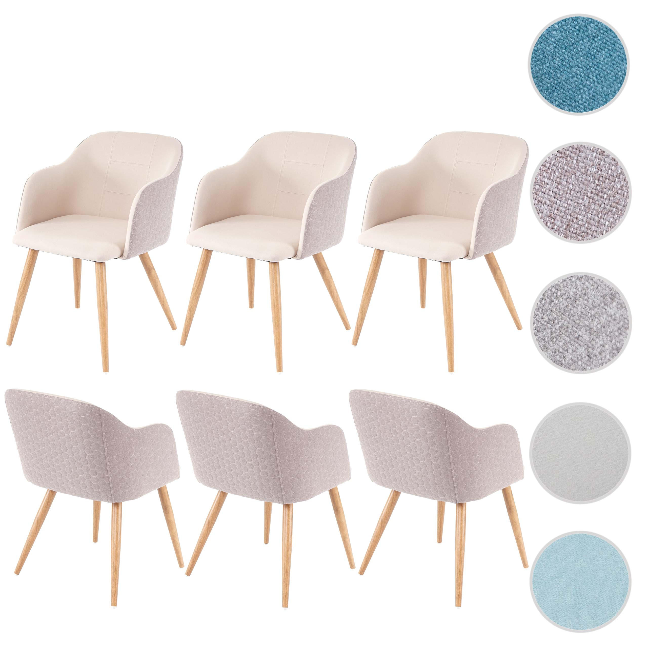 ESSZIMMERSTUHL Beige 6er-Set - Beige, Textil (53/78/60cm) - MCW