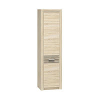 HOCHSCHRANK – 55 cm – Castel – Eichefarben / Sonoma Eiche – Anschlag rechts – KS-005 - Eichefarben/Sonoma Eiche, Holzwerkstoff (55/201/43cm) - hi-markt