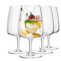 WASSERGLÄSER Modern, 4er-Set, 330 ml - Transparent, Glas (0.33L) - Krosno Glass