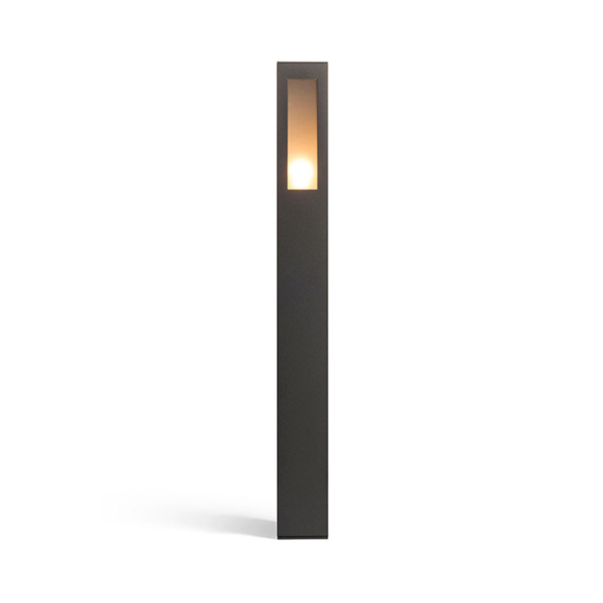 AUSSENLEUCHTE TREEZA 65 Anthrazitgrau 15 W IP54 - Grau, Metall (10/7/65cm) - Rendl