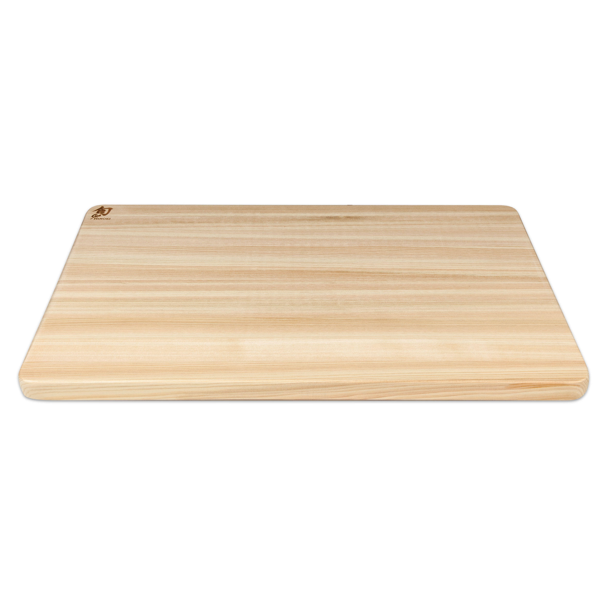SCHNEIDEBRETT Shun Schneidbrett Hinoki M, Hinoki-Holz, 40.5 x 27.5 cm - Silberfarben, Metall (27.5/40.5cm) - Kai Messer