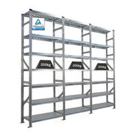 FACHBODENREGAL Proximo 250x270x40cm 7 Ebenen Beidseitig nutzbar Verzinkt - Silberfarben, Metall (270/250/40cm) - PROREGAL