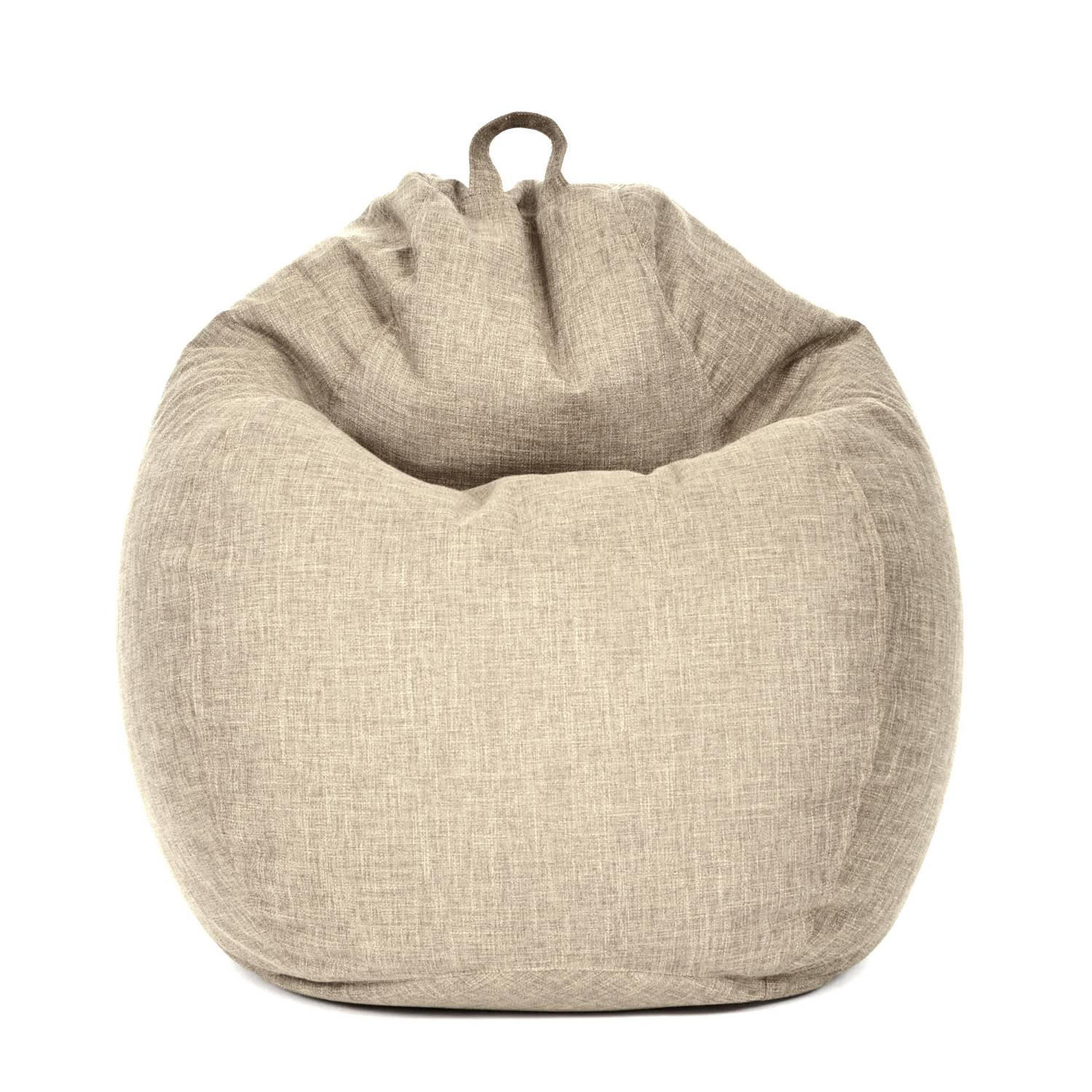 Green Bean Sitzsack Beige 80x90x50 cm