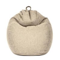 SITZSACK Indoor "Home Linen" - 200 Liter - Beige, Textil (80/90/50cm) - Green Bean