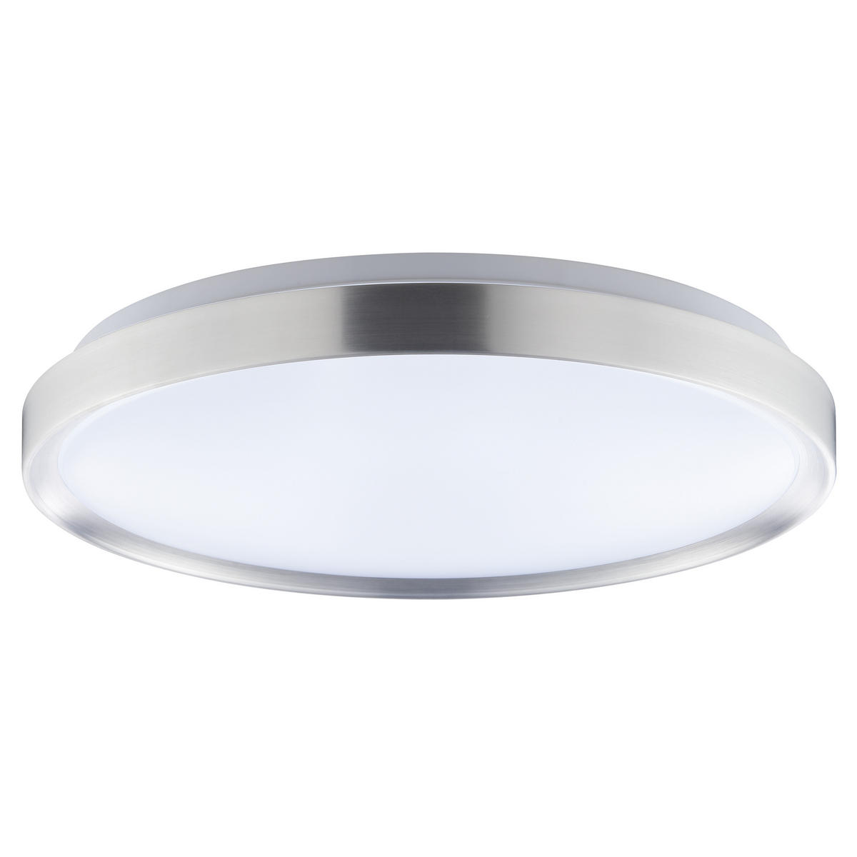 LED DECKENLEUCHTE Fancia Eisen/Weiß 39/39/6,5 cm - Multicolor, Metall (39/39/6.5cm) - Brilliant