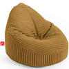 SITZSACK COSMO II aus Kordstoff, Gelb - Gelb, Textil (85/80/85cm) - KONSIMO®