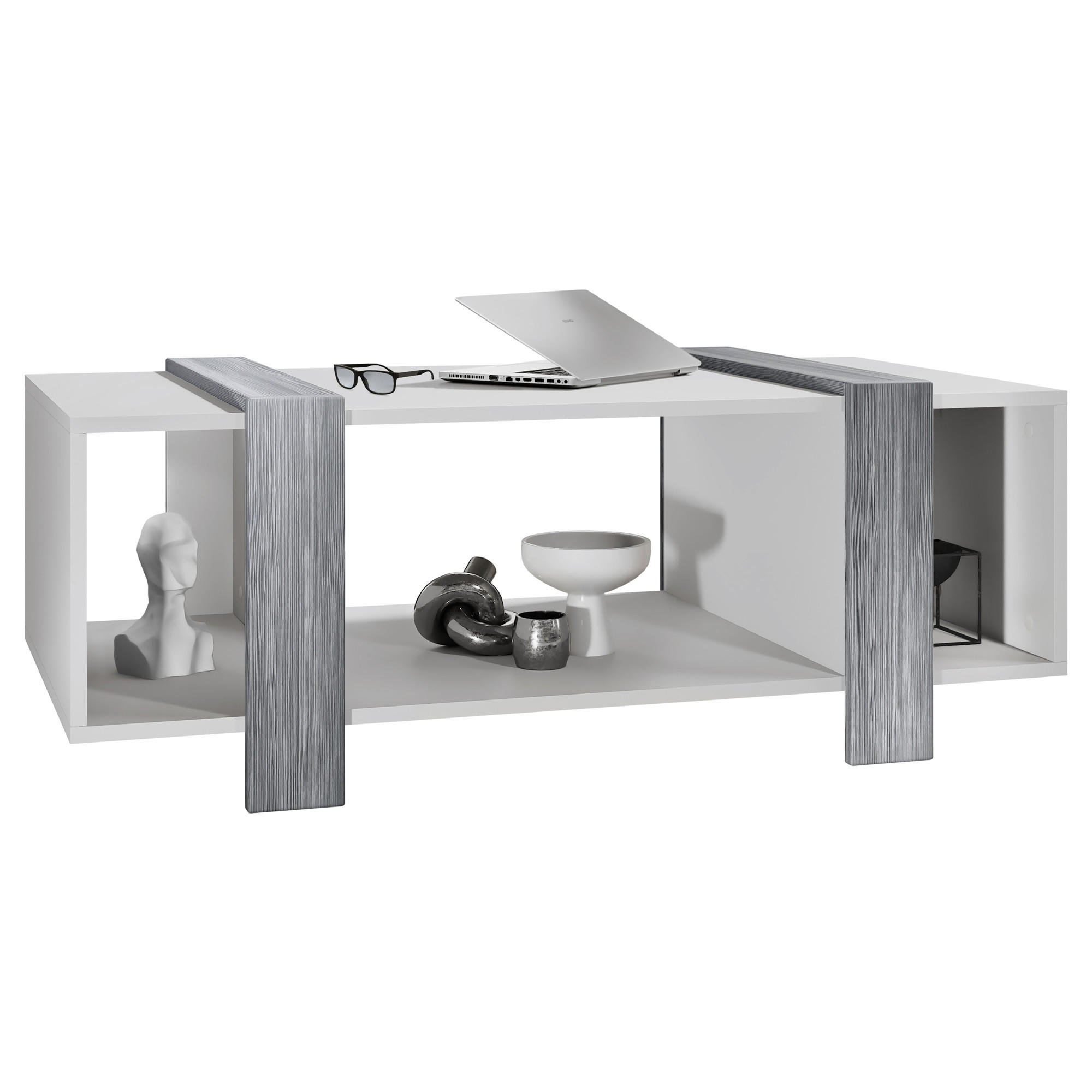 COUCHTISCH Ida Blenden in Avola-Anthrazit - Anthrazit, Holzwerkstoff (56.5/110.5/42cm) - Vladon