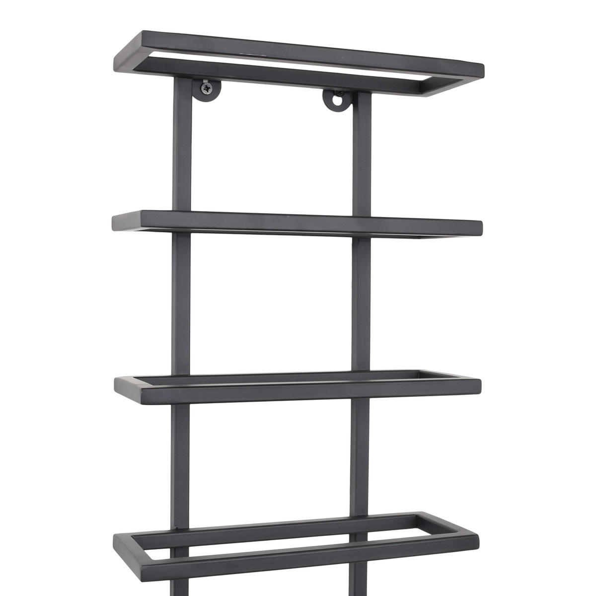 WEINREGAL Pinot Schwarz - Schwarz, Metall (27/111/11cm) - LOFT42