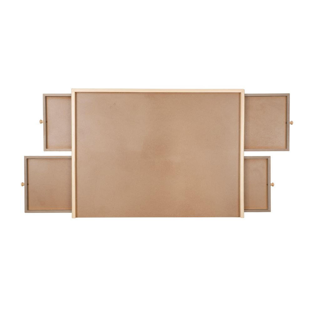 Haushalt International Puzzlebrett Transparent 57x4.5x76 cm