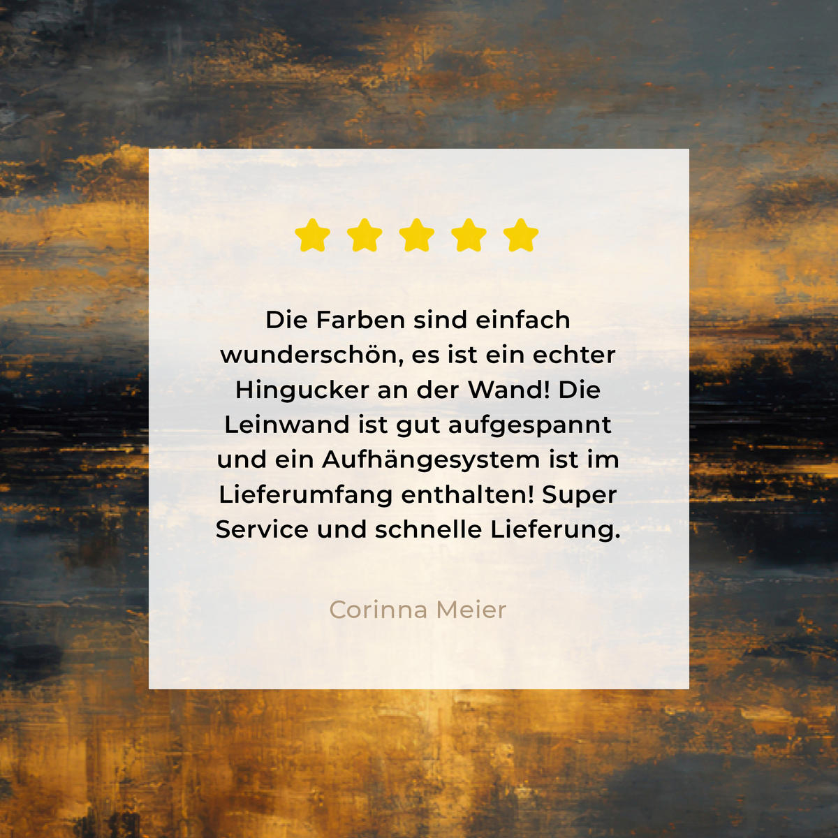 LEINWANDBILD Goldene Reflexion auf dem Wasser Groß 140x90 cm - Anthrazit, Textil (140/90cm) - MuchoWow