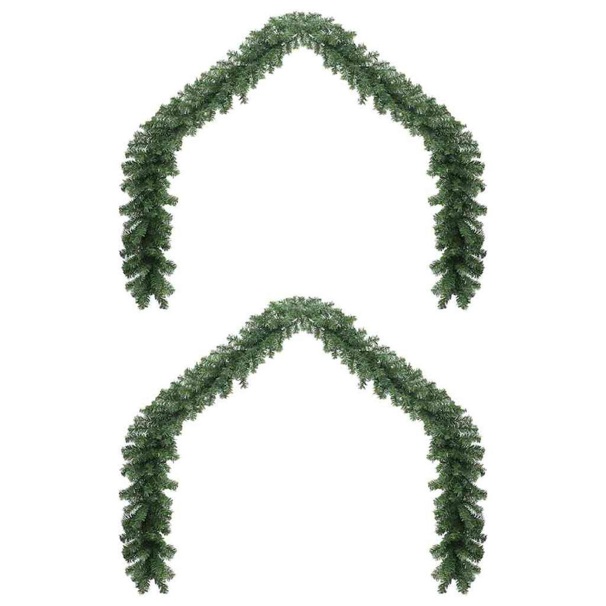 WEIHNACHTSGIRLANDE 2000/24 Cm Grün Kunststoff - Grün, Kunststoff (2000cm) - vidaXL
