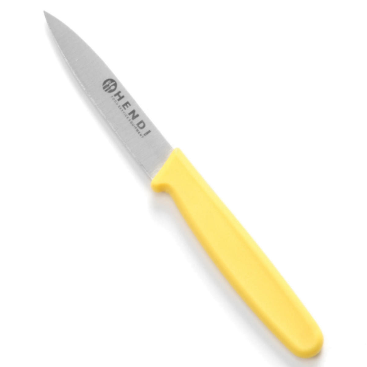 HACCP-SCHÄLMESSER, 6 Stück, 75 mm - Hendi 842003 - Schwarz/Weiß, Kunststoff/Metall (25cm) - Hendi